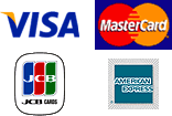 VISA,MasterCard,JCB,American Express